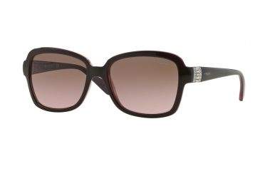 Image of Vogue VO2942SB Single Vision Prescription Sunglasses VO2942SB-194114-55 - Lens Diameter 55 mm, Frame Color Top Brown/Opal Pink