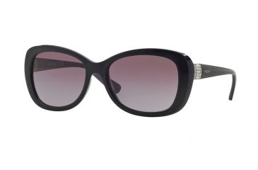 Image of Vogue VO2943SB Sunglasses 13128H-55 - Dark Violet/Opal Lilac Frame, Violet Gradient Lenses