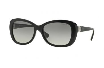 Image of Vogue VO2943SB Sunglasses W44/11-55 - Black Frame, Gray Gradient Lenses