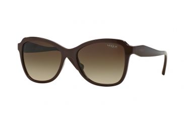 Image of Vogue VO2959S Single Vision Prescription Sunglasses VO2959S-230213-54 - Lens Diameter 54 mm, Frame Color Dark Brown