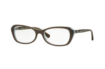 Image of Vogue VO2960B Eyeglass Frames 2322-52 - Mud Green/opal Azure Frame