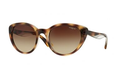 Image of Vogue VO2963S Progressive Prescription Sunglasses VO2963S-191613-53 - Lens Diameter 53 mm, Frame Color Top Havana/Transparent