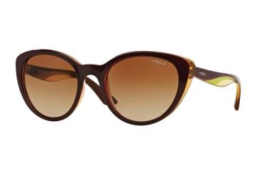 Image of Vogue VO2963S Progressive Prescription Sunglasses VO2963S-228713-53 - Lens Diameter 53 mm, Frame Color Top Purple/yellow
