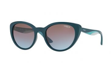 Image of Vogue VO2963S Progressive Prescription Sunglasses VO2963S-246348-53 - Lens Diameter 53 mm, Frame Color Petroleum Green