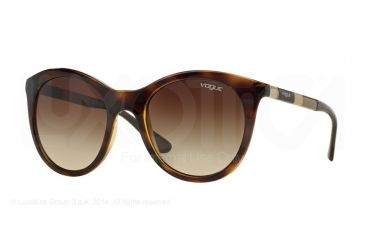 Image of Vogue VO2971S Single Vision Prescription Sunglasses VO2971S-W65613-50 - Lens Diameter 50 mm, Frame Color Dark Havana