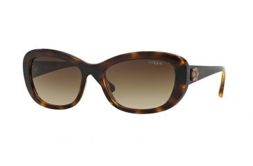 Image of Vogue VO2972S Single Vision Prescription Sunglasses VO2972S-W65613-56 - Lens Diameter 56 mm, Frame Color Dark Havana