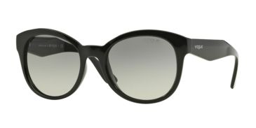 Image of Vogue VO2992S Single Vision Prescription Sunglasses VO2992S-W44-11-53 - Lens Diameter 53 mm, Frame Color Black
