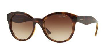 Image of Vogue VO2992S Single Vision Prescription Sunglasses VO2992S-W65613-53 - Lens Diameter 53 mm, Frame Color Dark Havana
