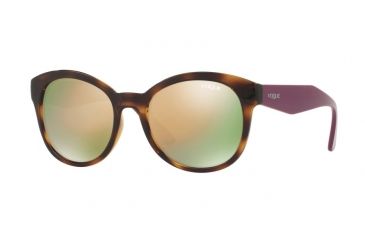 Image of Vogue VO2992S Single Vision Prescription Sunglasses VO2992S-W6565R-53 - Lens Diameter 53 mm, Frame Color Dark Havana