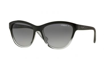 Image of Vogue VO2993S Bifocal Prescription Sunglasses VO2993S-1880T3-57 - Lens Diameter 57 mm, Frame Color Top Black Grad Grey Transp
