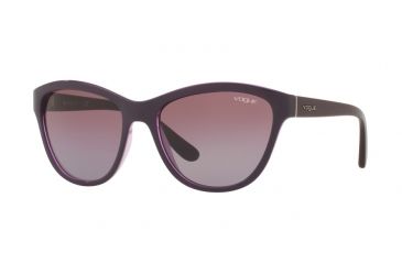 Image of Vogue VO2993S Bifocal Prescription Sunglasses VO2993S-24098H-57 - Lens Diameter 57 mm, Frame Color Top Violet/violet Transp