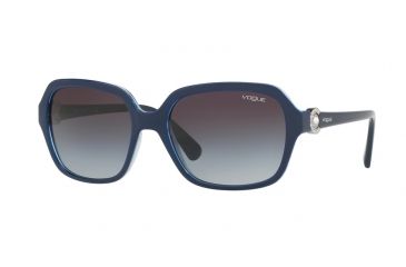 Image of Vogue VO2994SB Single Vision Prescription Sunglasses VO2994SB-24878G-57 - Lens Diameter 57 mm, Frame Color Top Blue/blue Transp