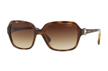 Image of Vogue VO2994SB Single Vision Prescription Sunglasses VO2994SB-W65613-57 - Lens Diameter 57 mm, Frame Color Dark Havana