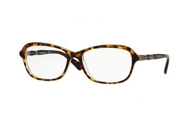 Image of Vogue VO2999BF Progressive Prescription Eyeglasses 1916-54 - Top Light Havana/transparent Frame