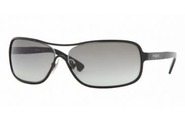 Image of Vogue VO3665S Progressive Sunglasses, Gloss Black Frame w/ 63 mm Diameter Lenses, 352-11-6313