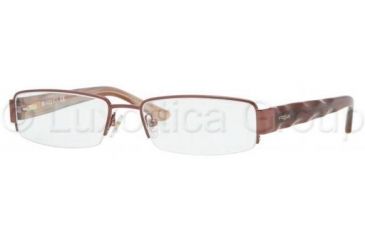 Image of Vogue VO3758 Single Vision Prescription Eyewear 811-5117 - Brown 