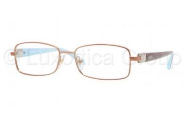 Image of Vogue VO3822B Single Vision Prescription Eyeglasses 813-5216 - Light Brown Frame
