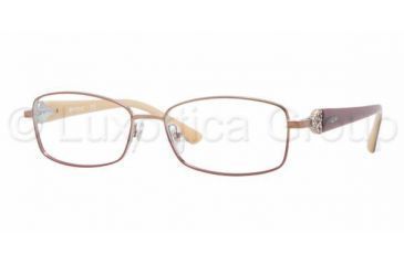 Image of Vogue VO3845B Eyeglass Frames 896-5416 - Brown / Pink Frame