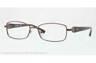 Image of Vogue VO3845B Eyeglass Frames 934-54 - Brown Frame, Demo Lens Lenses