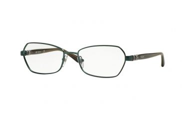 Image of Vogue VO3970B Progressive Prescription Eyeglasses 981S-51 - Matte Green Frame