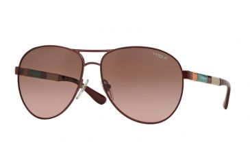 Image of Vogue VO3977S Single Vision Prescription Sunglasses VO3977S-977S14-60 - Lens Diameter 60 mm, Frame Color Matte Violet