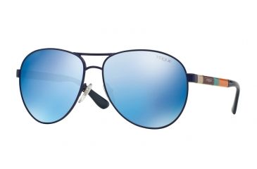 Image of Vogue VO3977S Single Vision Prescription Sunglasses VO3977S-982S55-60 - Lens Diameter 60 mm, Frame Color Matte Blue