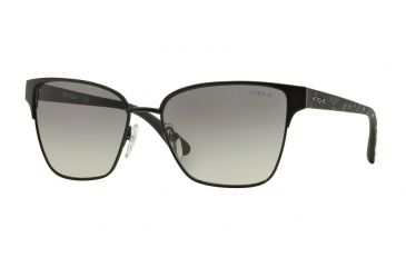 Image of Vogue VO3983S Single Vision Prescription Sunglasses VO3983S-352S11-58 - Lens Diameter 58 mm, Frame Color Matte Black