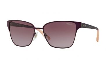 Image of Vogue VO3983S Single Vision Prescription Sunglasses VO3983S-965S8H-58 - Lens Diameter 58 mm, Frame Color Matte Violet
