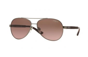 Image of Vogue VO3997S Single Vision Prescription Sunglasses VO3997S-548-14-58 - Lens Diameter 58 mm, Frame Color Gunmetal