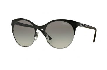 Image of Vogue VO4006S Single Vision Prescription Sunglasses VO4006S-352-11-53 - Lens Diameter 53 mm, Frame Color Black/Silver