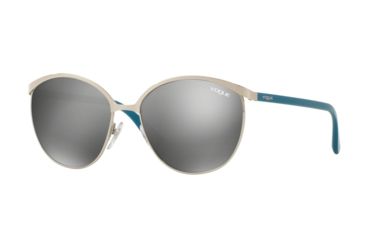 Image of Vogue VO4010S Single Vision Prescription Sunglasses VO4010S-50056G-57 - Lens Diameter 57 mm, Frame Color Silver