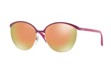 Image of Vogue VO4010S Single Vision Prescription Sunglasses VO4010S-50535R-57 - Lens Diameter 57 mm, Frame Color Pastel Fuxia