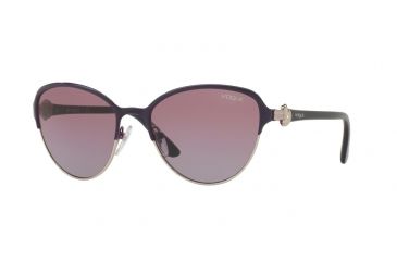 Image of Vogue VO4012S Progressive Prescription Sunglasses VO4012S-965-8H-55 - Lens Diameter 55 mm, Frame Color Violet/Silver