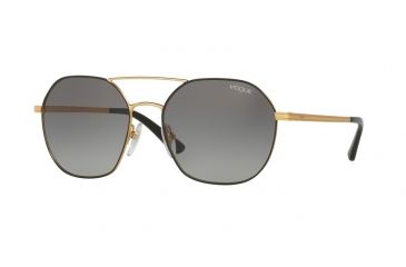 Image of Vogue VO4022S Bifocal Prescription Sunglasses VO4022S-352-11-55 - Lens Diameter 55 mm, Frame Color Matte Black/Gold