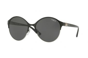 Image of Vogue VO4049S Single Vision Prescription Sunglasses VO4049S-352-87-55 - Lens Diameter 55 mm, Frame Color Black/Silver