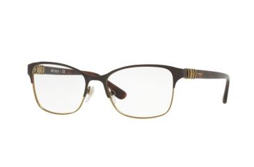 Image of Vogue VO4050 Progressive Prescription Eyeglasses 997-51 - Brown/Pale Gold Frame