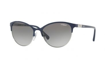 Image of Vogue VO4058SB Single Vision Prescription Sunglasses VO4058SB-505111-56 - Lens Diameter 56 mm, Frame Color Blue/Silver