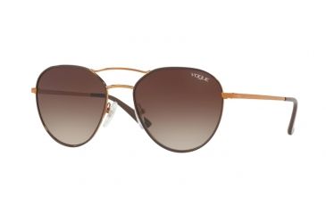 Image of Vogue VO4060S Single Vision Prescription Sunglasses VO4060S-502113-54 - Lens Diameter 54 mm, Frame Color Copper / Brown