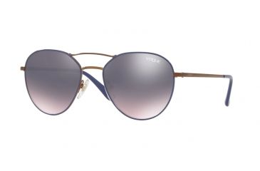 Image of Vogue VO4060S Single Vision Prescription Sunglasses VO4060S-5080H9-54 - Lens Diameter 54 mm, Frame Color Copper/blue