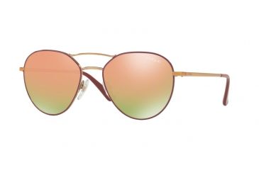 Image of Vogue VO4060S Single Vision Prescription Sunglasses VO4060S-50854Z-54 - Lens Diameter 54 mm, Frame Color Pink Gold/violet