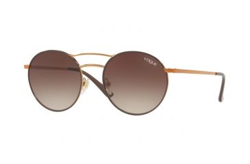 Image of Vogue VO4061S Single Vision Prescription Sunglasses VO4061S-502113-52 - Lens Diameter 52 mm, Frame Color Copper / Brown