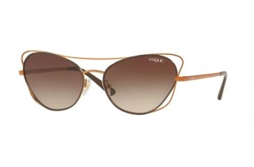 Image of Vogue VO4070S Single Vision Prescription Sunglasses VO4070S-502113-57 - Lens Diameter 57 mm, Frame Color Copper / Brown