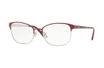 Image of Vogue VO4072 Eyeglass Frames 5055-54 - Dark Red/silver Frame