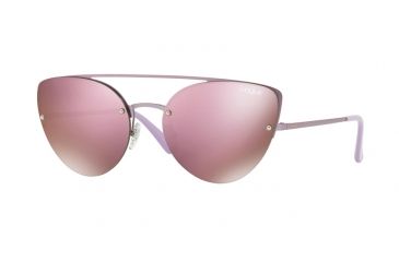 Image of Vogue VO4074S Single Vision Prescription Sunglasses VO4074S-50765R-57 - Lens Diameter 57 mm, Frame Color Matte Pink