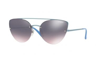 Image of Vogue VO4074S Single Vision Prescription Sunglasses VO4074S-5077H9-57 - Lens Diameter 57 mm, Frame Color Matte Azure