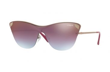 Image of Vogue VO4079S Single Vision Prescription Sunglasses VO4079S-5075H7-39 - Lens Diameter 139 mm, Lens Diameter 39 mm, Frame Color Matte Light Pink Gold