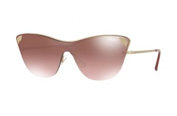 Image of Vogue VO4079S Single Vision Prescription Sunglasses VO4079S-848-H8-39 - Lens Diameter 139 mm, Lens Diameter 39 mm, Frame Color Matte Pale Gold