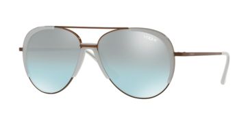 Image of Vogue VO4097S Progressive Prescription Sunglasses VO4097S-50747C-58 - Lens Diameter 58 mm, Frame Color Copper