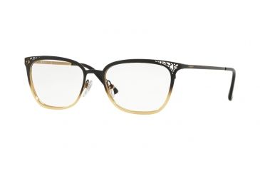Image of Vogue VO4103 Eyeglass Frames 352-50 - Top Black Gradient On Gold Frame