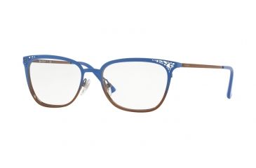 Image of Vogue VO4103 Eyeglass Frames 5087-50 - Top Blue Gradient On Copper Frame